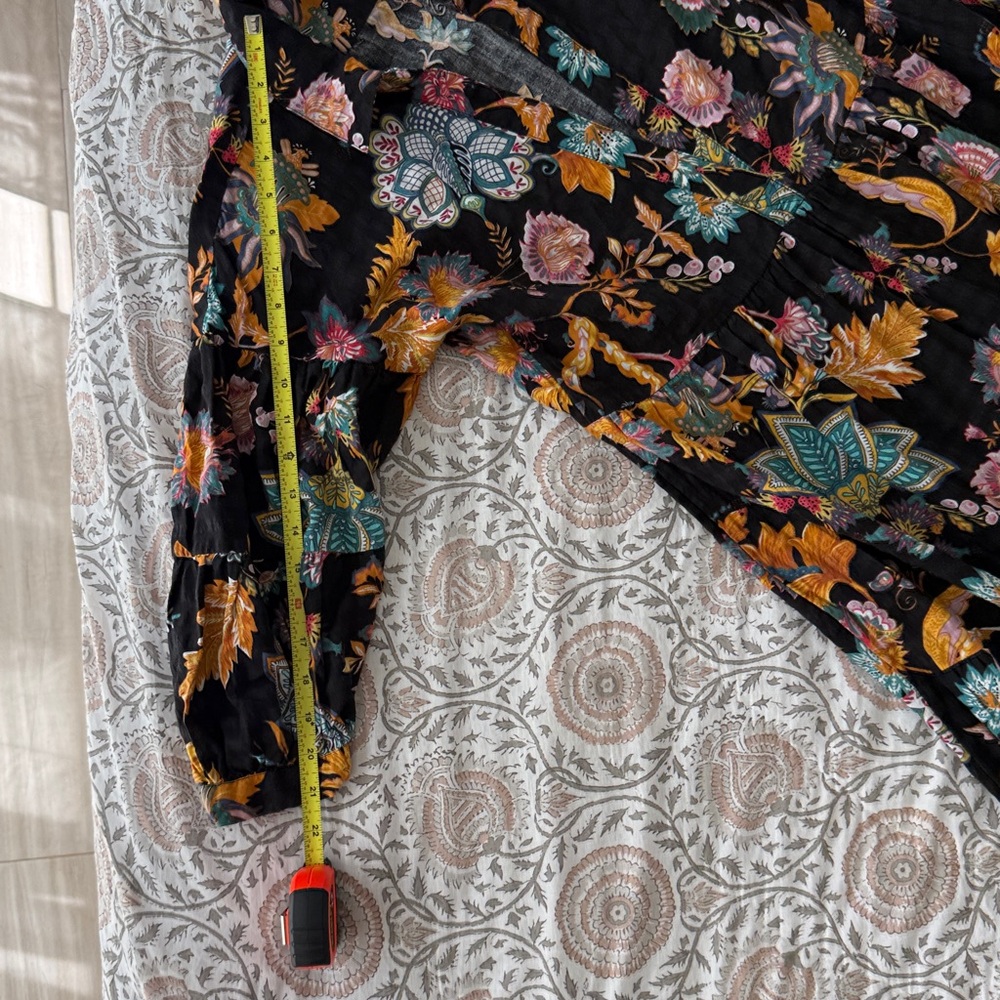 EUC Anthropologie The Carolita Tiered Shirt Dress Sz XS (also fits S & MP) - Picture 4 of 7